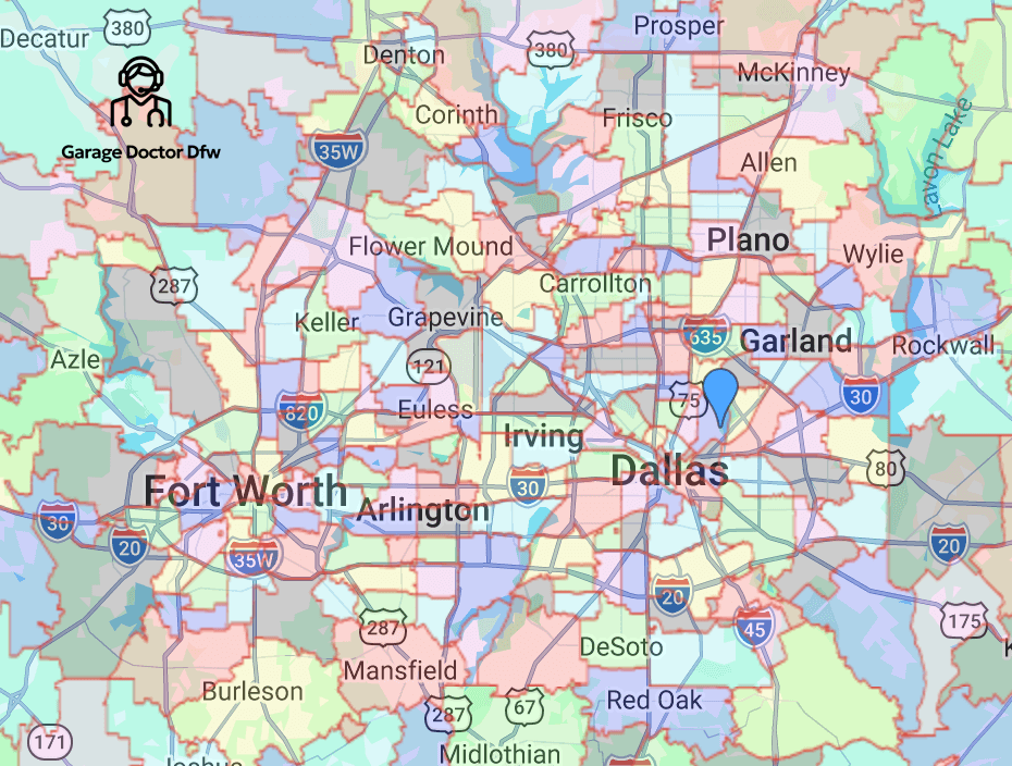Dallas-fort-worth-texas-map