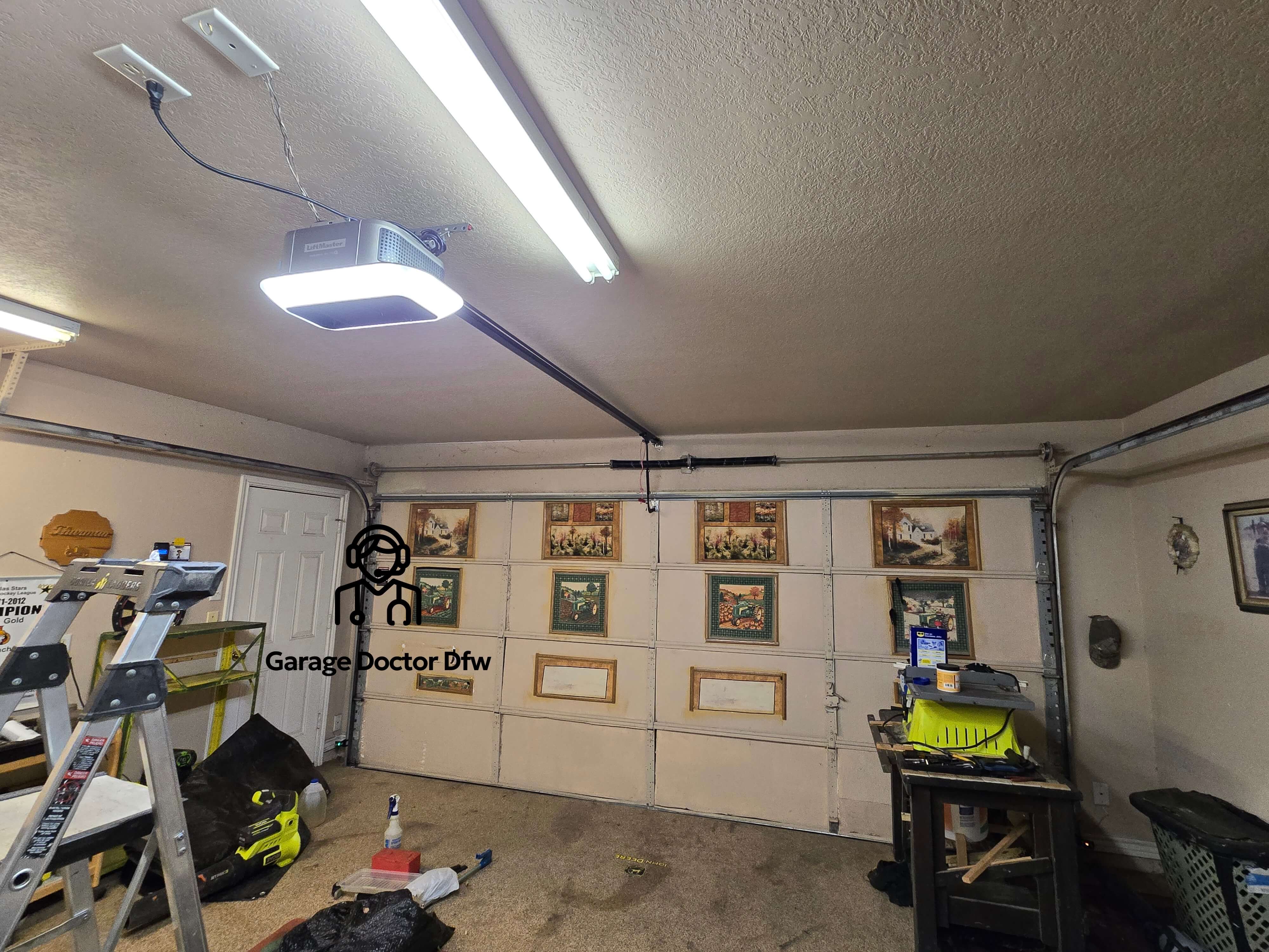 liftmaster-belt-drive-LED-install